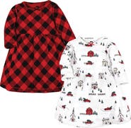 Hudson Baby Two Pack of Long-Sleeve Dress