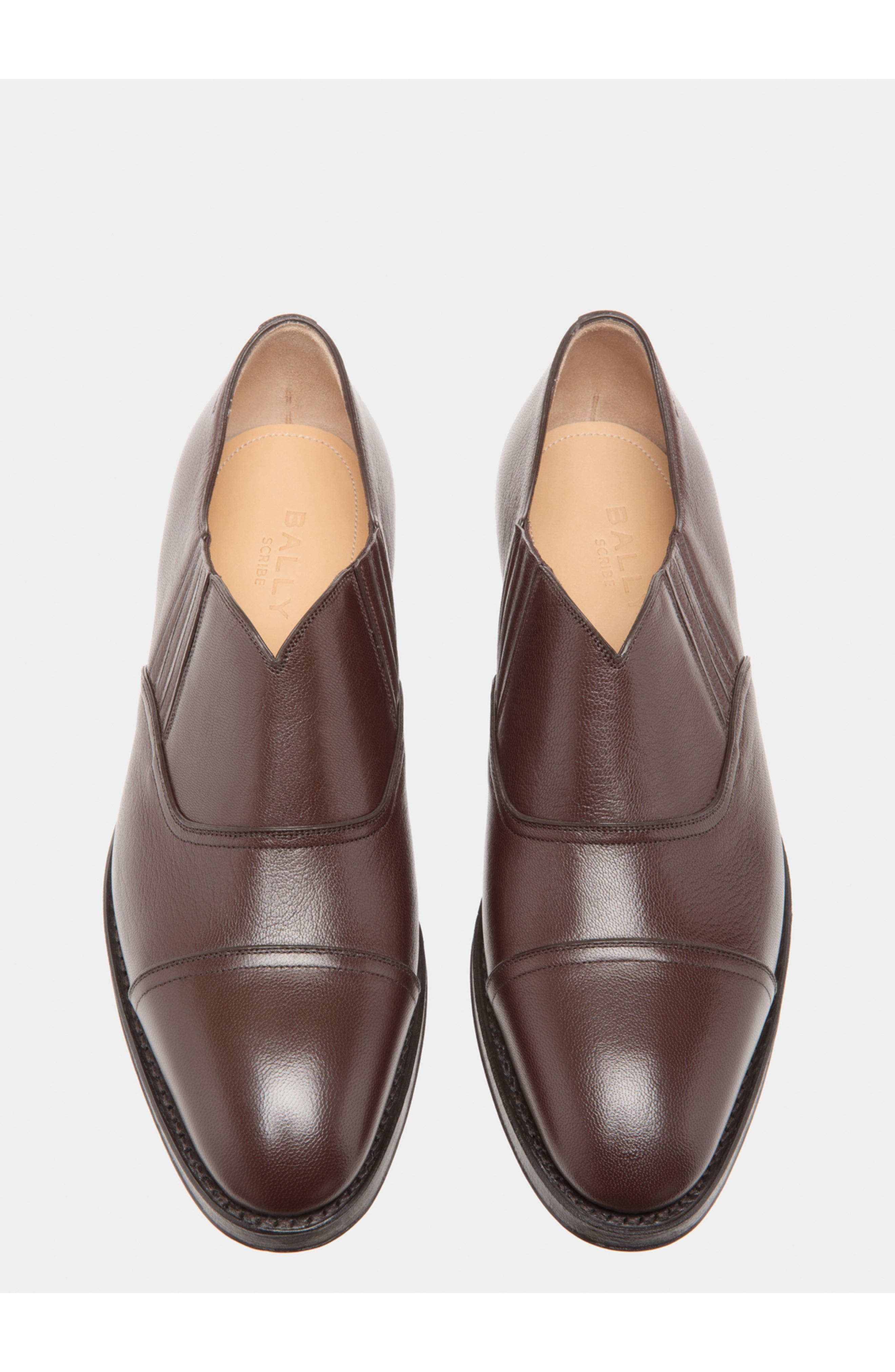 Bally Scribe Loafer in Leather, Alternate, color, Brown
