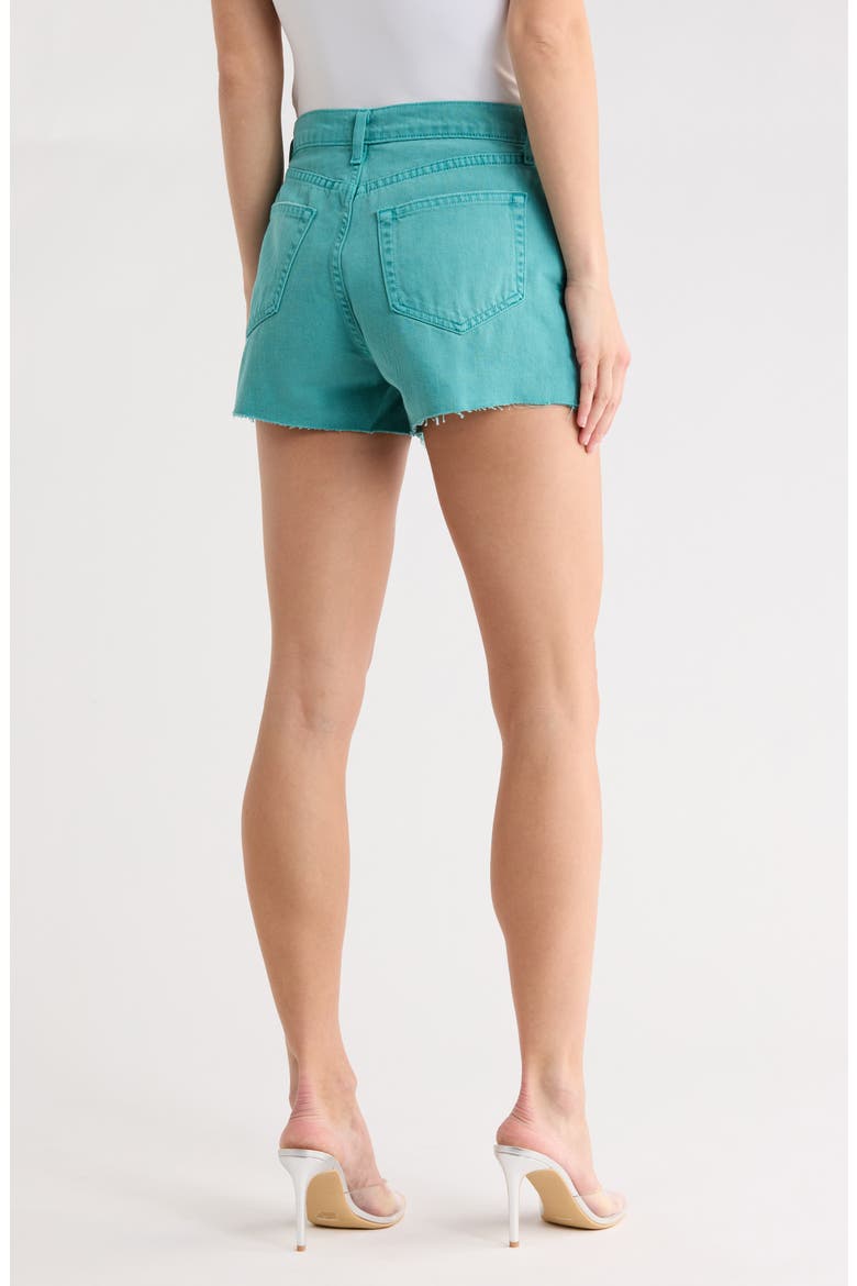 Beck High Waist Cutoff Denim Shorts, Alternate, color, BRISTOL BLUE DEST