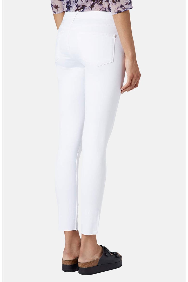 Moto 'Leigh' Distressed Skinny Jeans, Alternate, color, WHITE