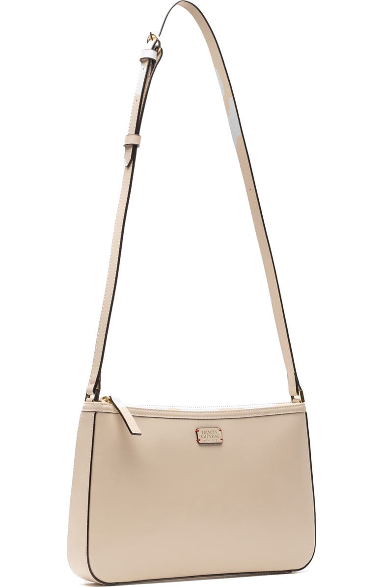 Frances Valentine Poppy Leather Crossbody Bag, Alternate, color, Oyster