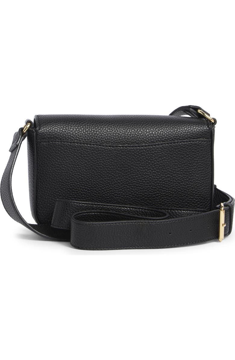 Nanette Lepore Julez Flap Crossbody Bag, Alternate, color, Black
