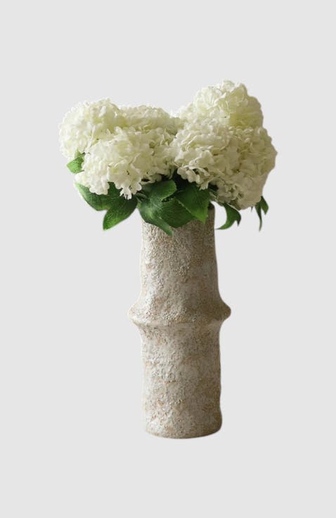 White Mini Snowball Hydrangea Bouquet