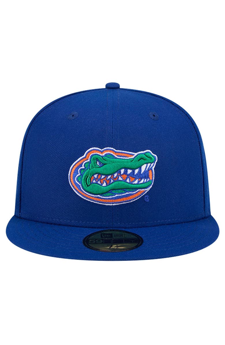 New Era Men's New Era Royal Florida Gators Throwback 59FIFTY Fitted Hat, Alternate, color,