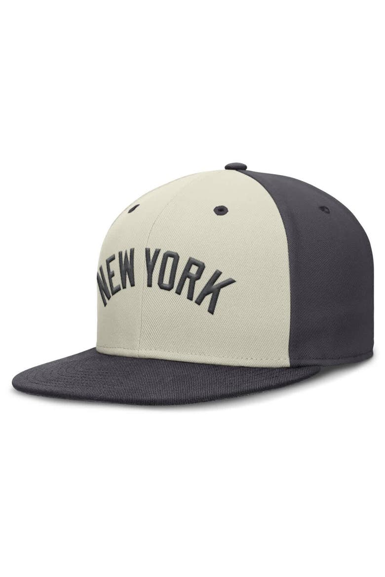 Men's Nike  Cream New York Yankees Dri-FIT True Fitted Hat, Alternate, color, Cream