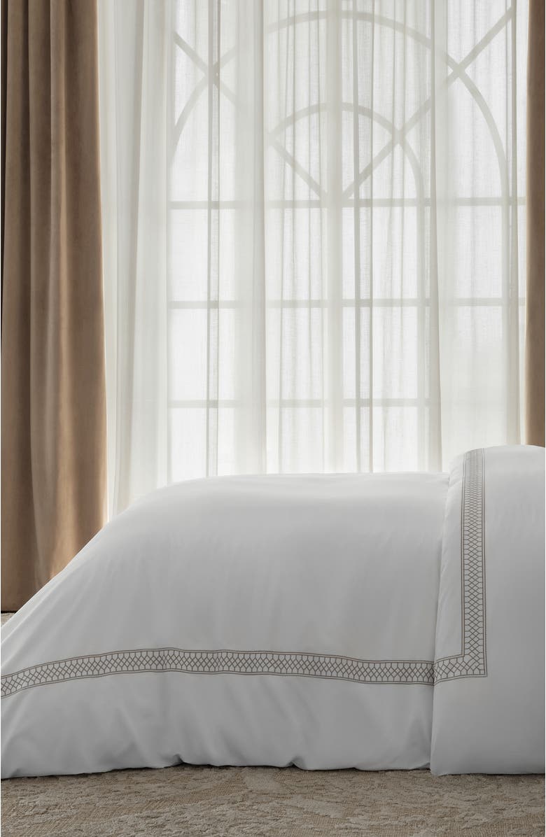 Togas Persephone duvet cover, Alternate, color, White