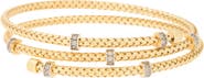 MESHMERISE Diamond Three-Row Braided Bracelet - 0.12ct.