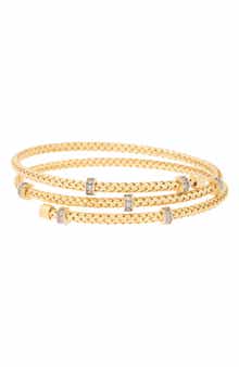 MESHMERISE Diamond Three-Row Braided Bracelet - 0.12ct.