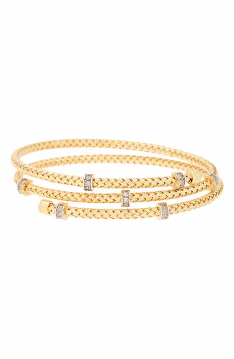 MESHMERISE Diamond Three-Row Braided Bracelet - 0.12ct.