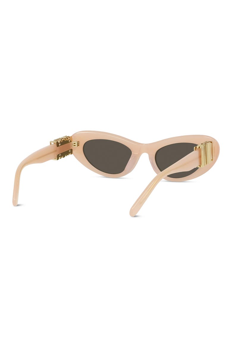 Slim 54mm Cat Eye Sunglasses, Alternate, color, PNKO/BRN