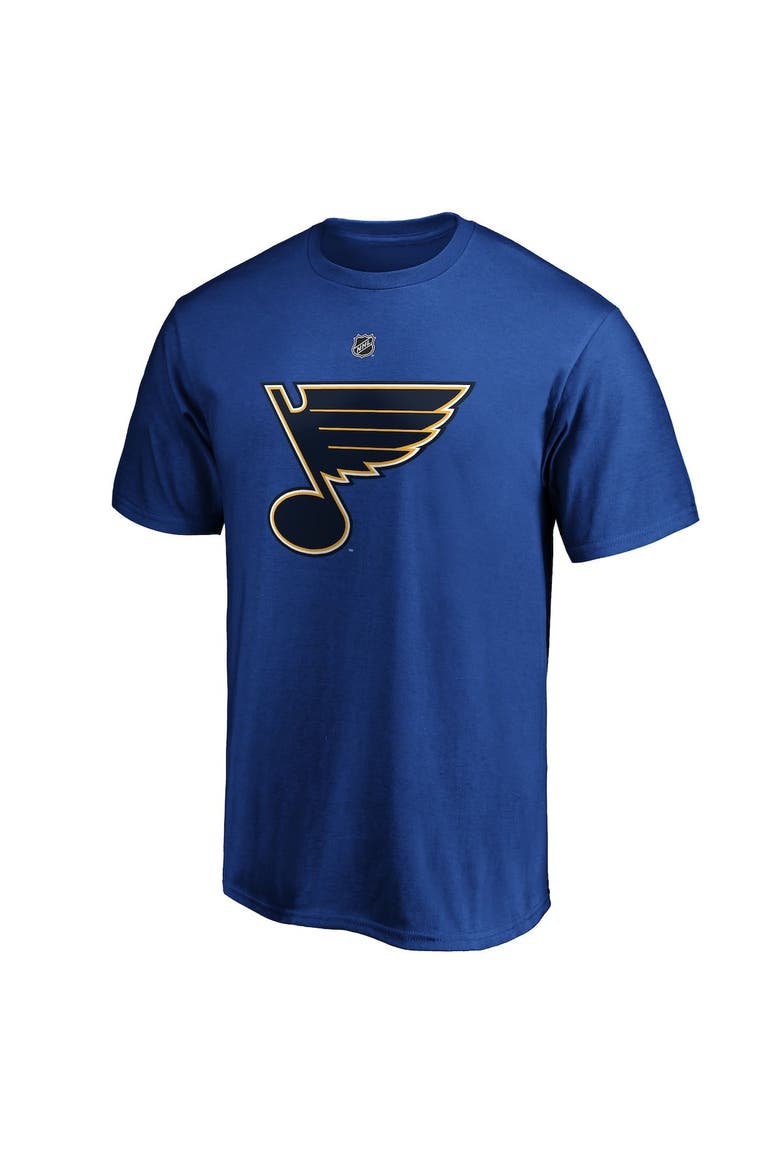 Men's Fanatics Branded Torey Krug Blue St. Louis Blues Authentic Stack Name & Number T-Shirt, Alternate, color, Blue