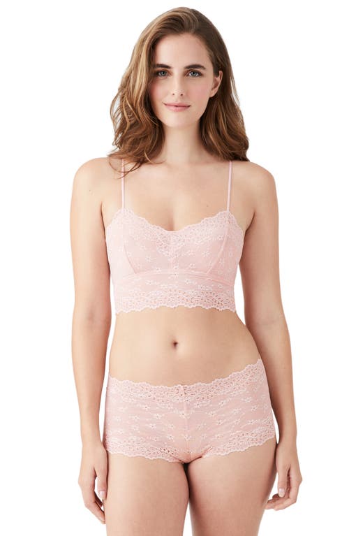 B.tempt'd By Wacoal Inspired Eyelet Bralette In Rose Smoke