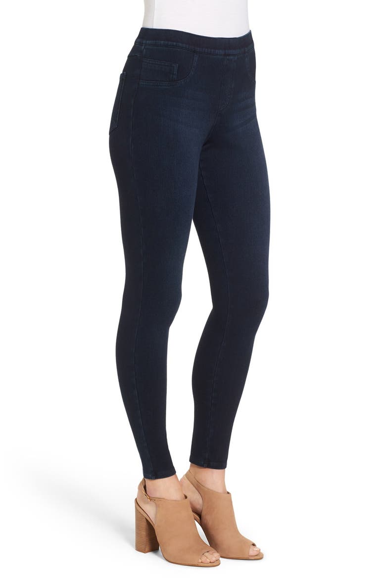 'Jean-ish' Leggings, Alternate, color, TWILIGHT RINSE