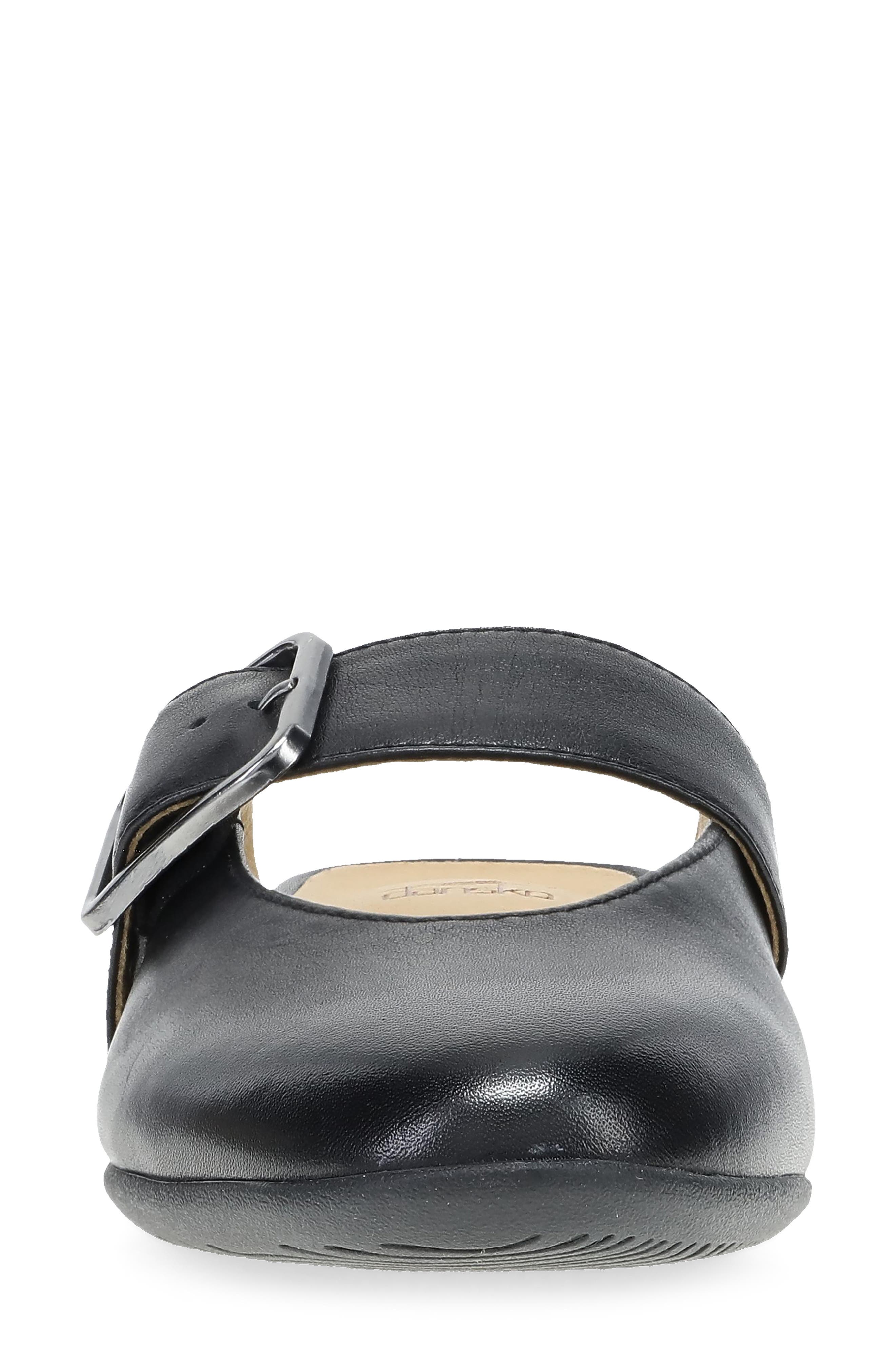 Dansko Lotus Mary Jane Mule, Alternate, color, Black Nappa