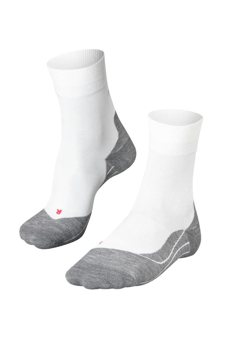 RU4 Endurance Running Socks, Main, color, White-Mix