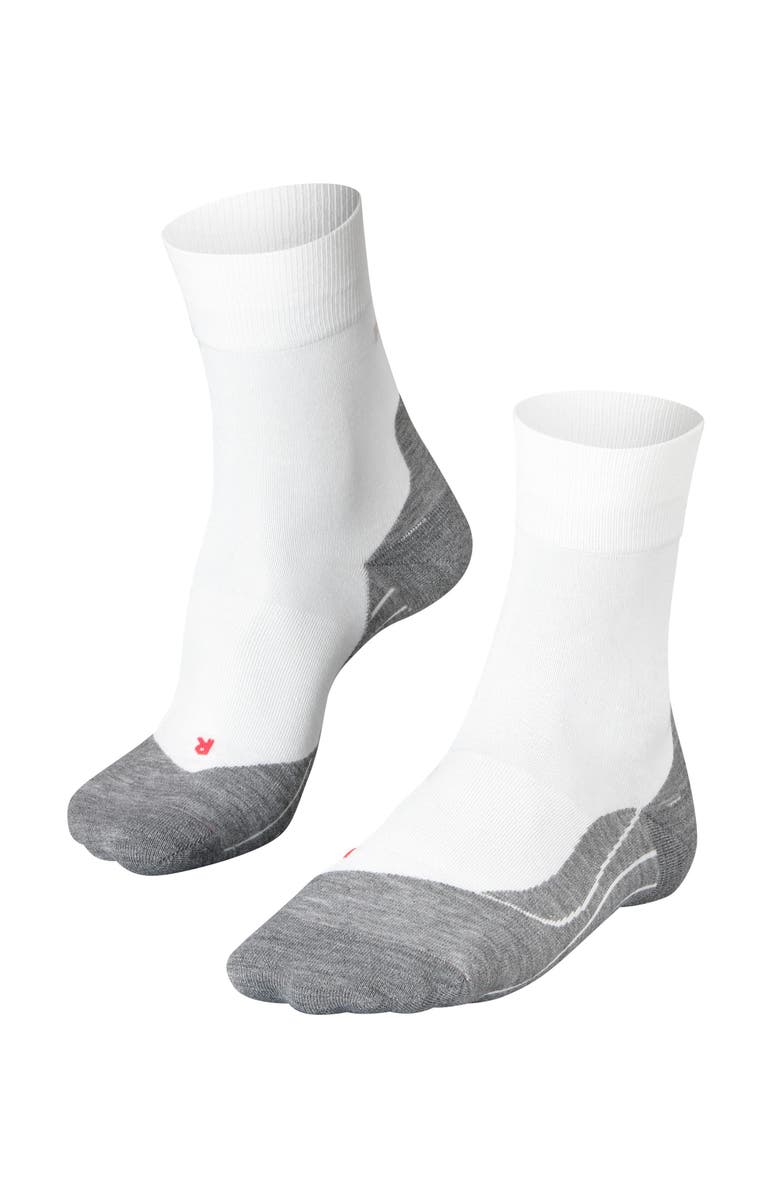 Falke RU4 Endurance Running Socks, Main, color, White-Mix