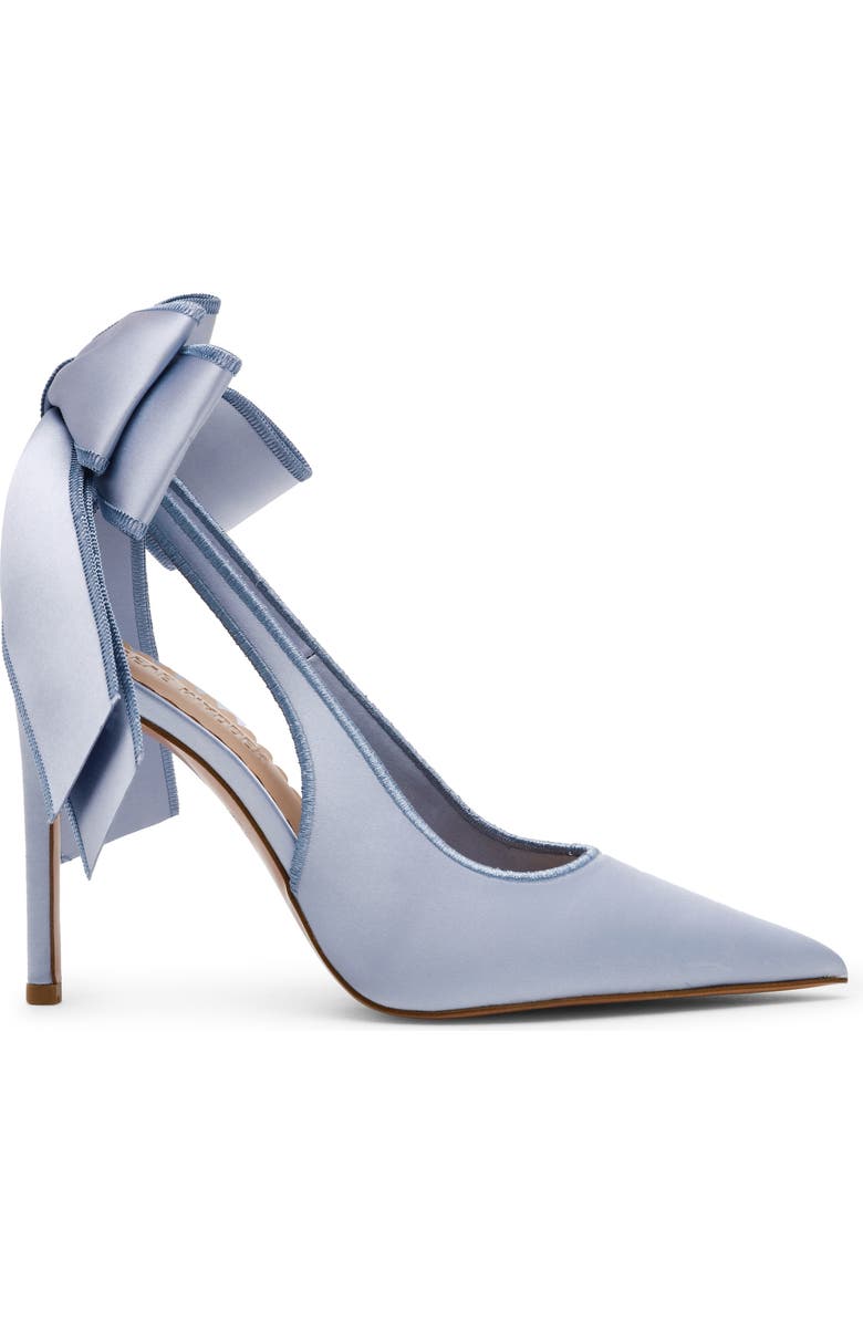 Steve Madden Teacup Slingback Pointed Toe Pump, Alternate, color, Blue Satin