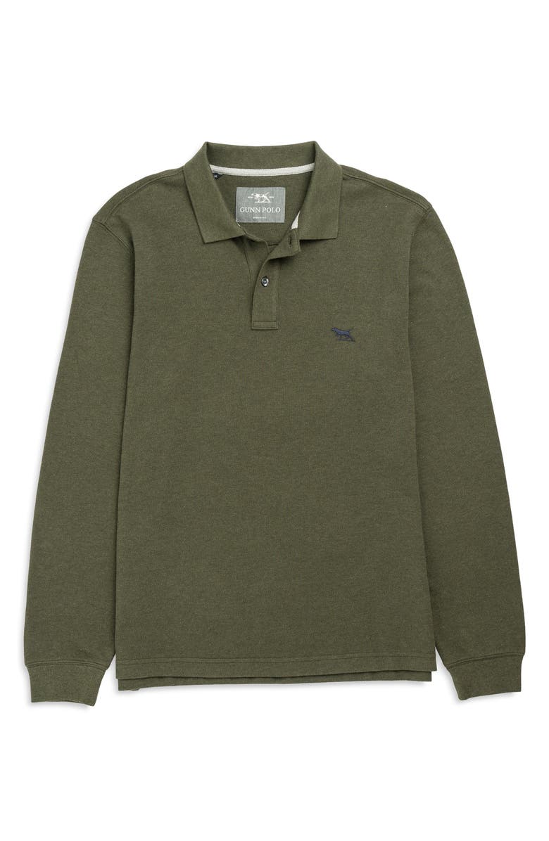 Rodd & Gunn Gunn Piqué Polo, Alternate, color, Army