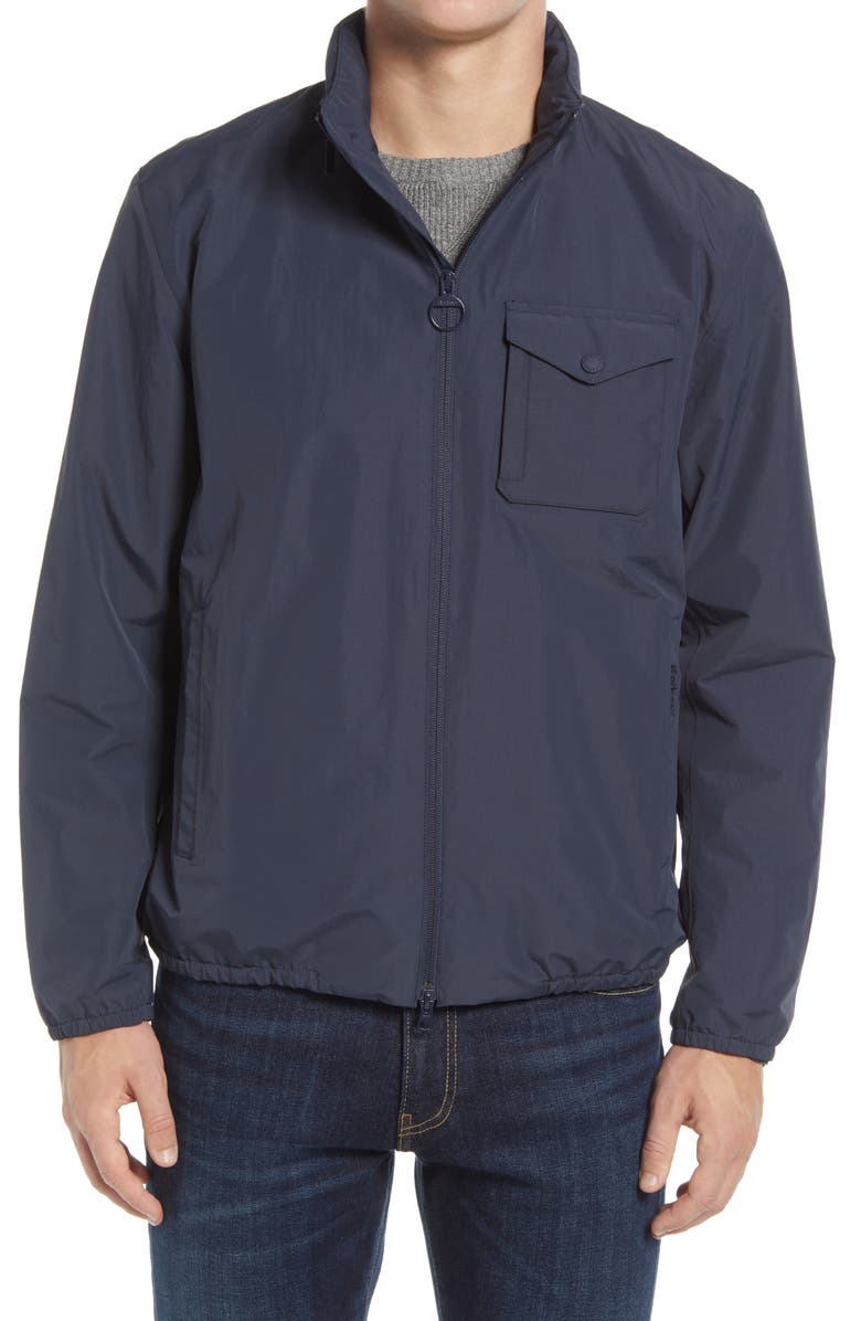 Barbour Emble Waterproof Hooded Jacket, Alternate, color,