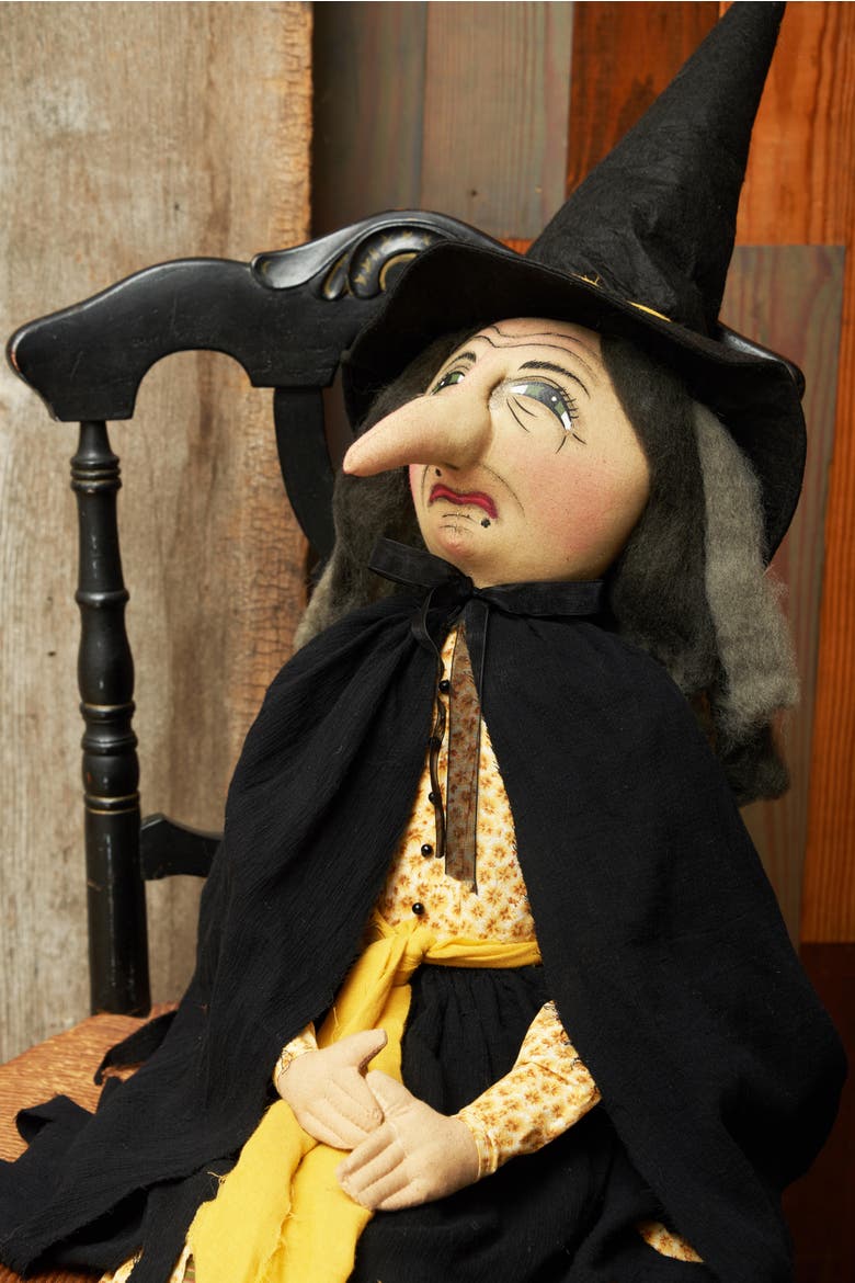 Rochelle Halloween Joe Spencer Gathered Traditions Figurine, Alternate, color, Black