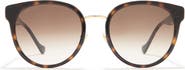 Gucci 56mm Round Sunglasses