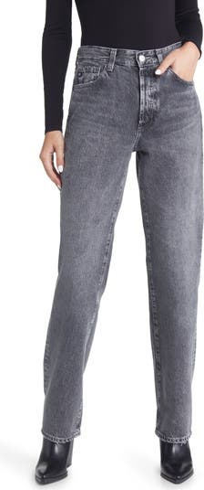 Alexxis High Waist Straight Leg Jeans