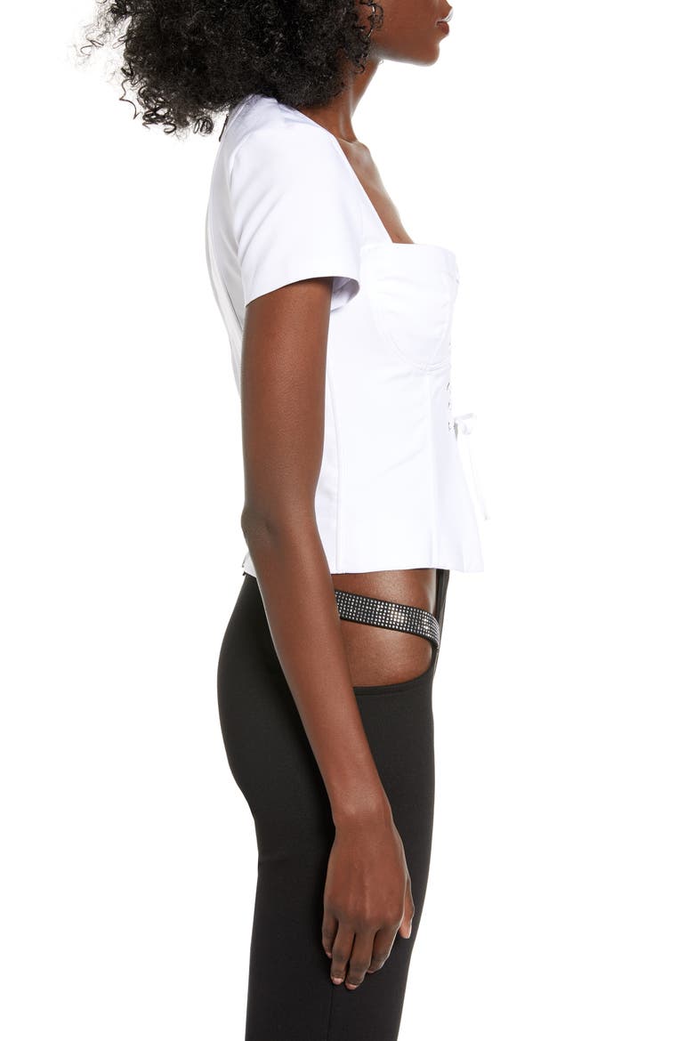 Evita Top, Alternate, color, WHITE