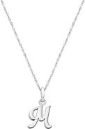 Tiny Blessings Sterling Silver Initial 12-14" Necklace