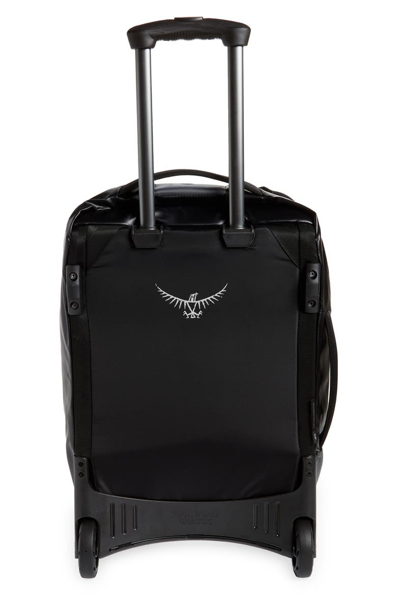 Transporter 38-Liter Wheeled Carry-On Luggage, Alternate, color, BLACK