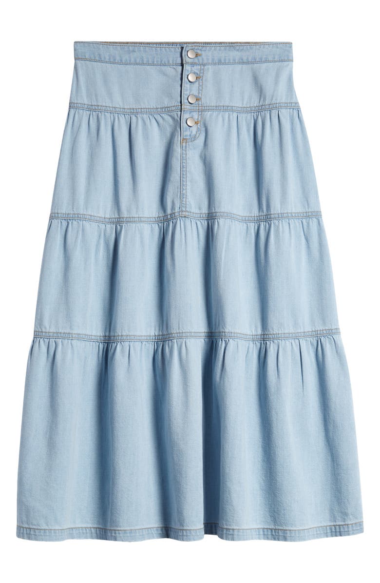 Love, Fire Kids' Prairie Maxi Skirt, Main, color, 