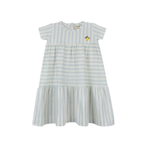 Lemon Peach Collection - Girls Short Sleeve Dress (Toddler and Little Kid )