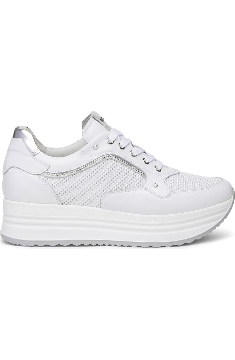 NeroGiardini Perfed Platform Sneaker, Alternate, color,