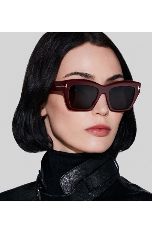Tom Ford Luna 52mm Butterfly Sunglasses