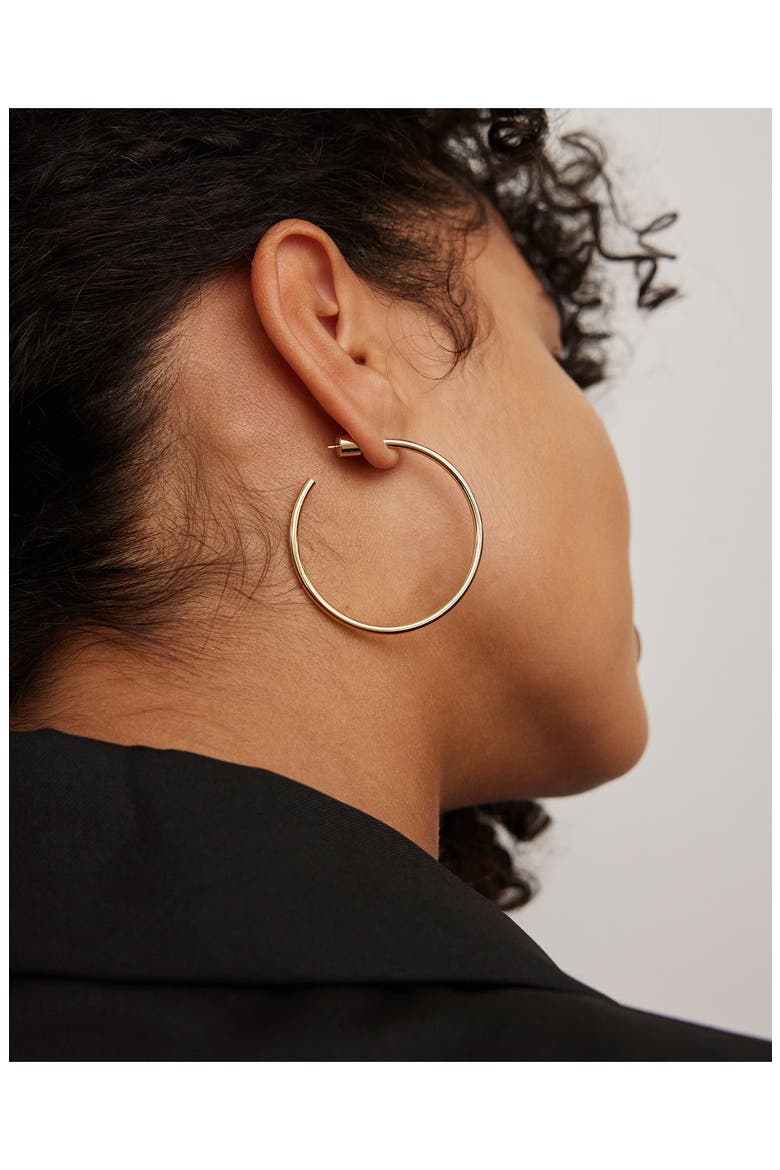 Thread Baby Hoops, 1.5-Inch, Alternate, color, GOLD