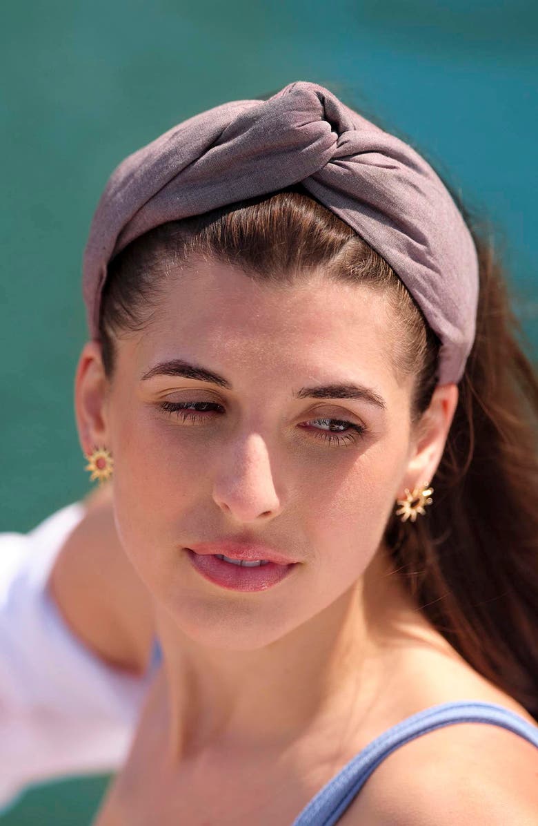 Lele Sadoughi Greta Knotted Headband, Alternate, color, 