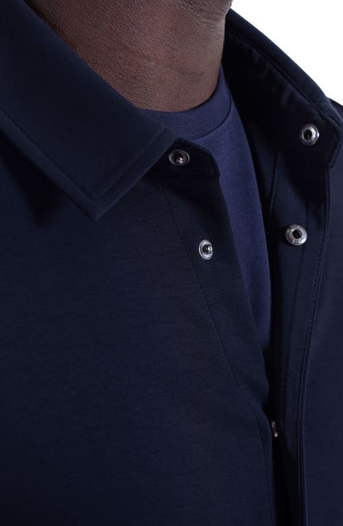 Bugatchi Soft Touch Snap-up Shirt In Blue
