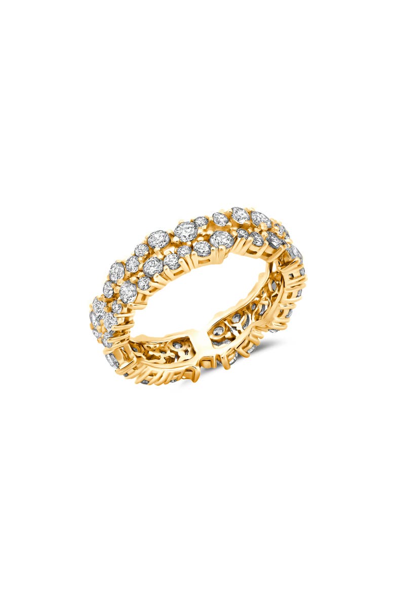 Multicluster Cubic Zirconia Ring, Main, color, 18KYG/ CLEAR STONE