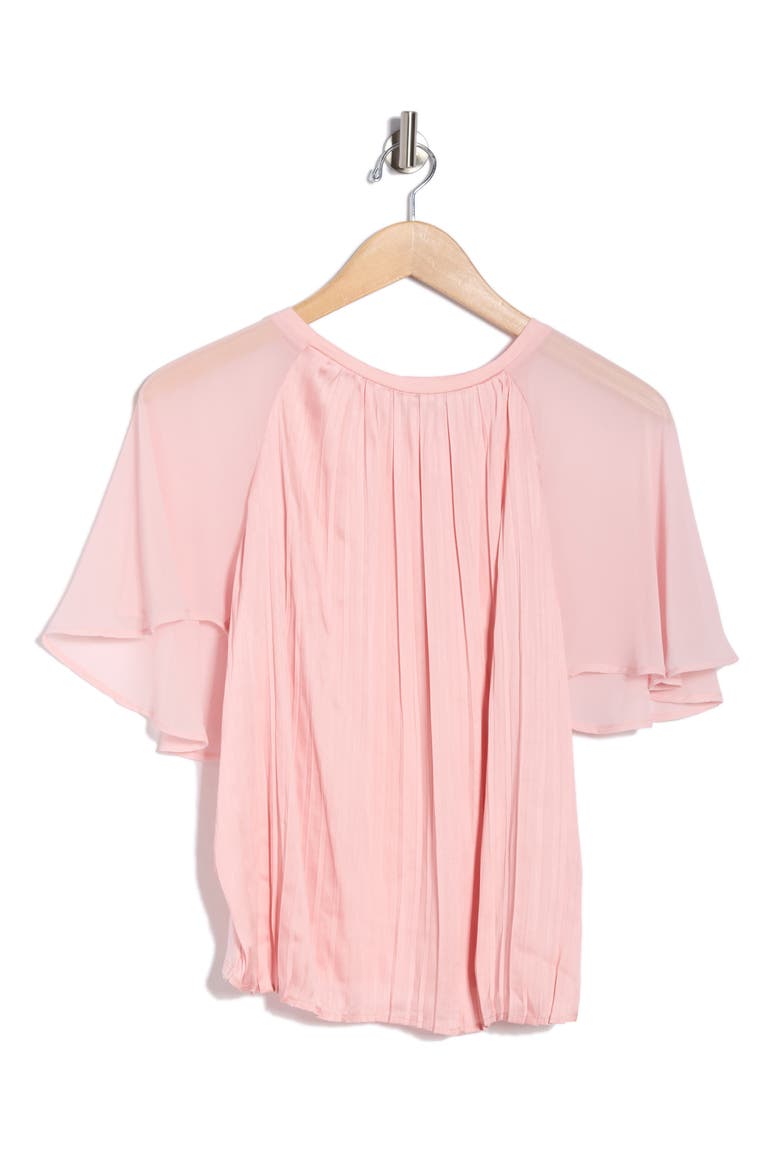 Pleated Top, Alternate, color, PALE PINK