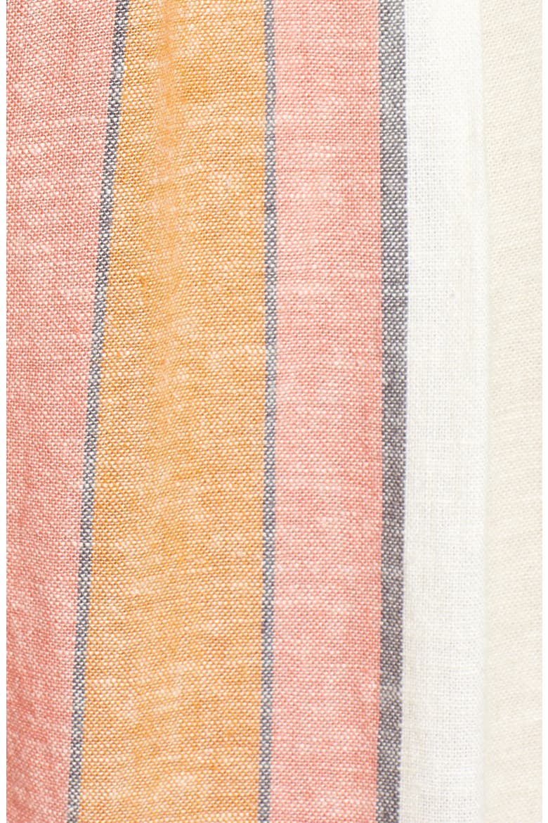 Stripe Surplice Jumpsuit, Alternate, color, IVY 70S VERTICAL STRIPE
