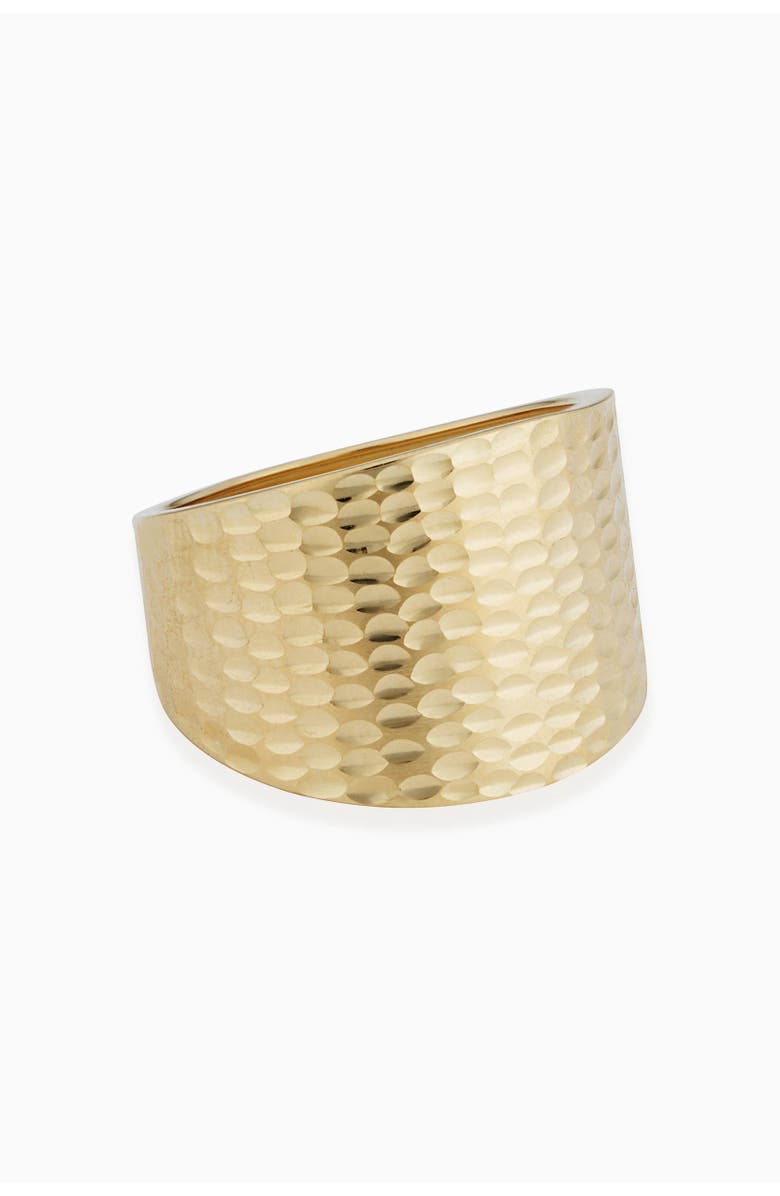 Oradina 14K Gold Bold Mid-Century Band Ring, Alternate, color, 