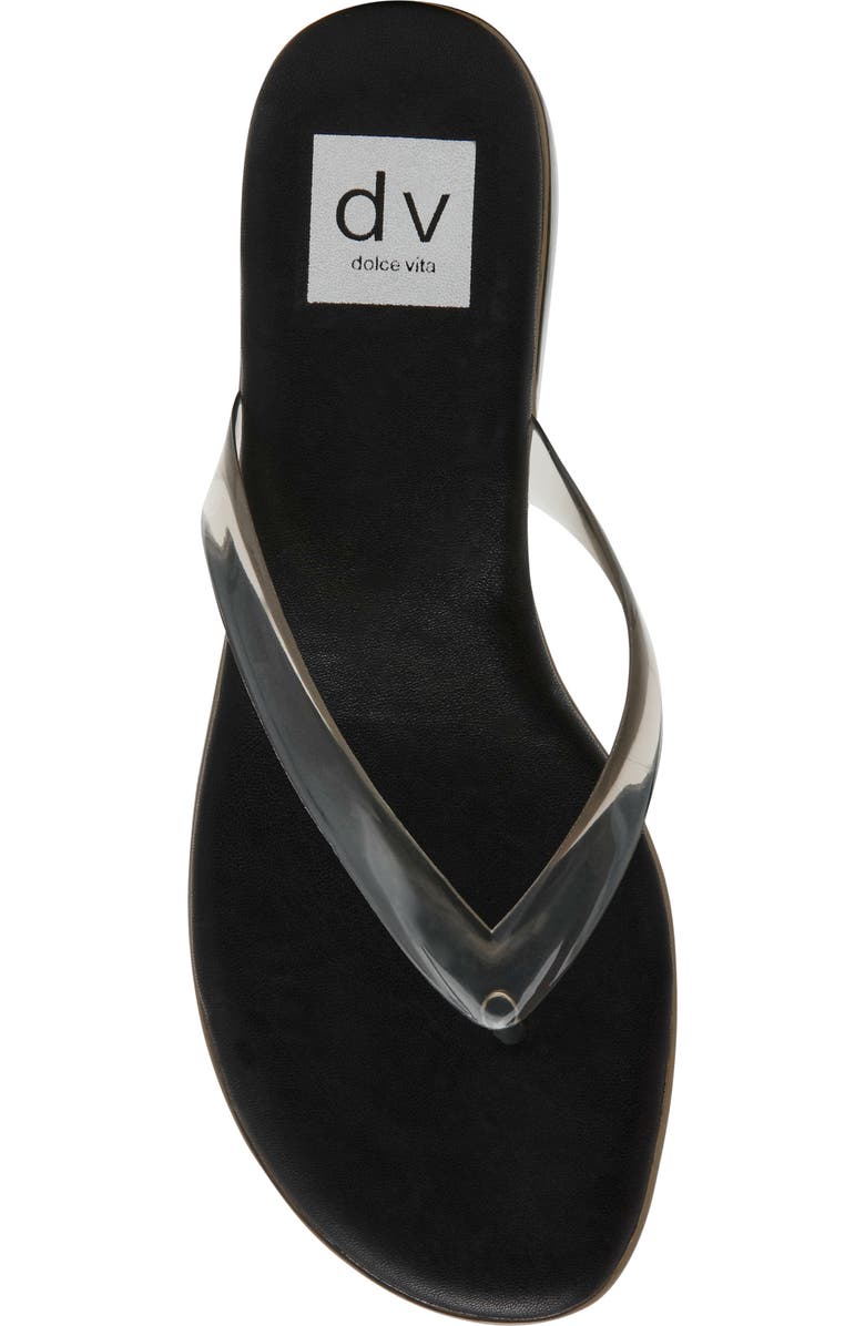 DV by Dolce Vita Cicely Kitten Heel Flip Flop, Alternate, color, Smoke