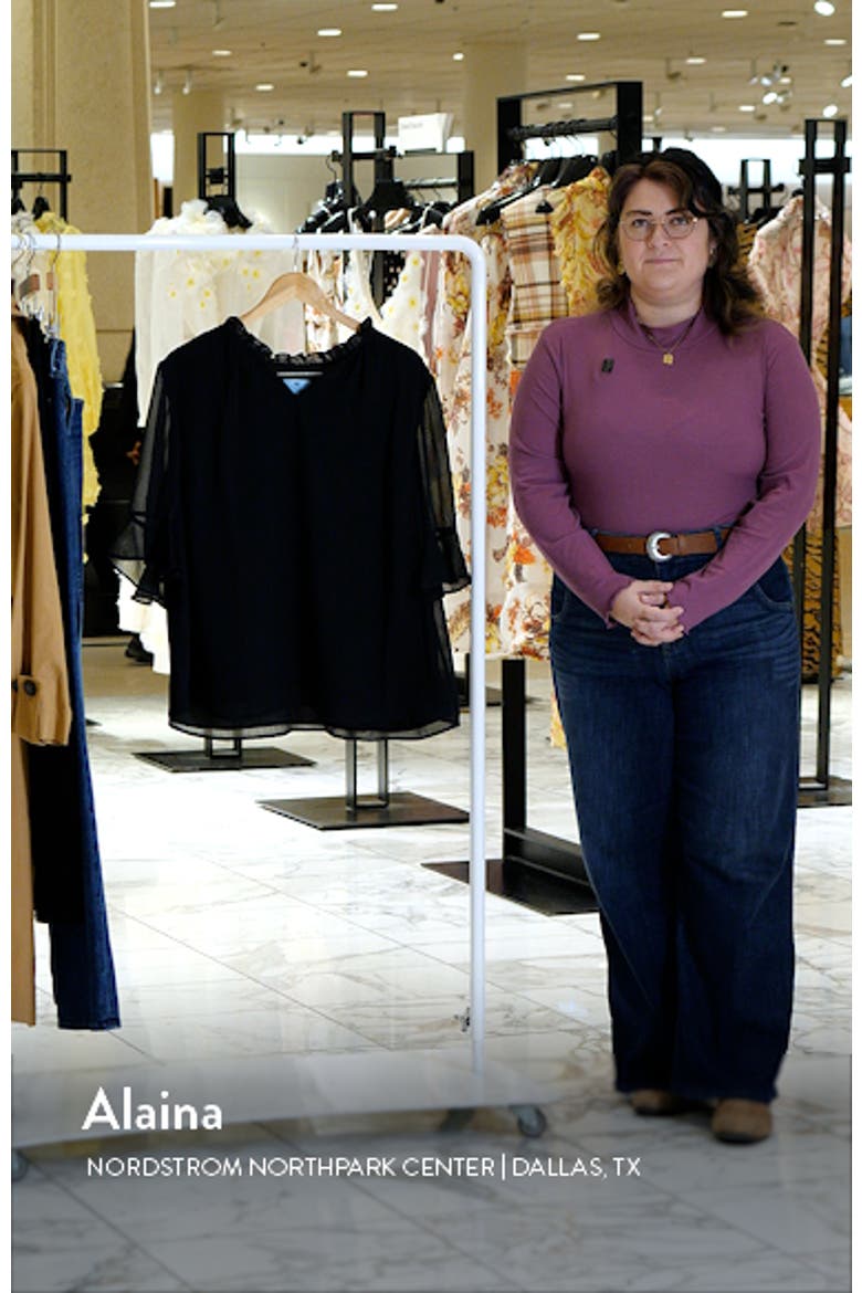 Short Sleeve V-Neck Top video