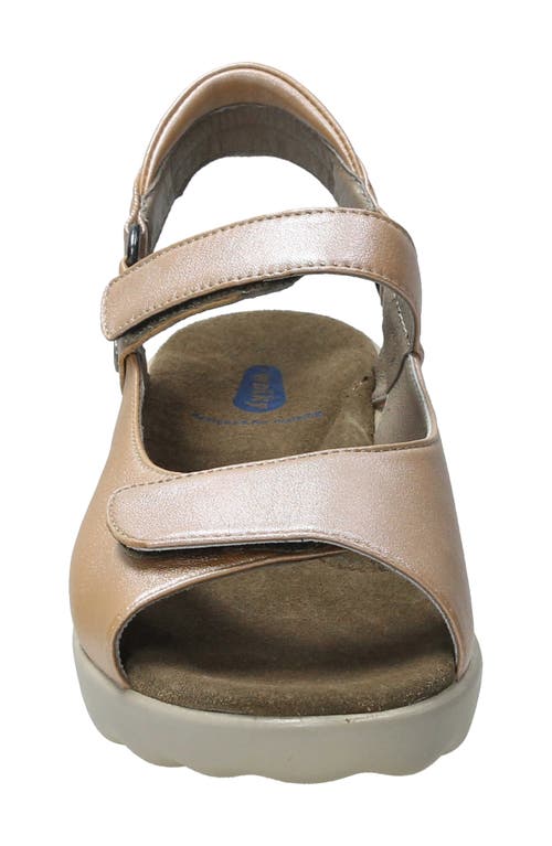 Wolky Pichu Quarter Strap Sandal In Khaki Pearl