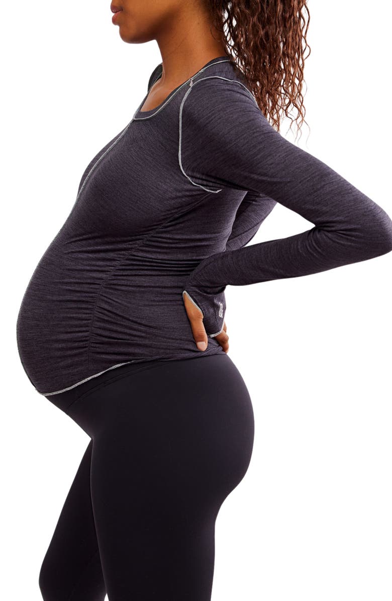 Free People FP Movement Hatch Right On Run Layering T-Shirt, Alternate, color, 