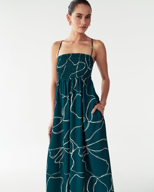 Willa Acamar Maxi Dress In Green