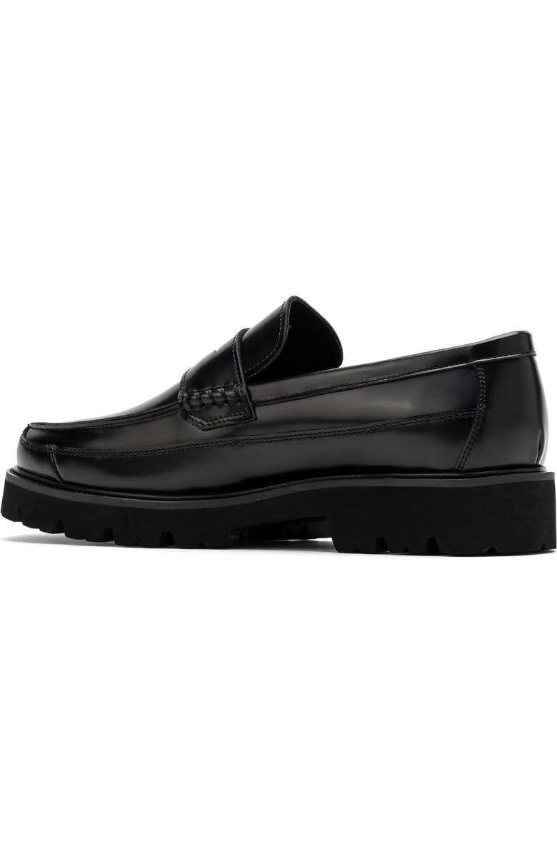 MARC NOLAN Adler Lug Sole Loafer, Alternate, color, Black