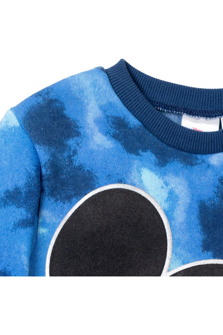 Mickey Mouse Fleece Sweatshirt and Jogger Pants 2-Piece Set, Alternate, color, Mickey Blue Tie Dye