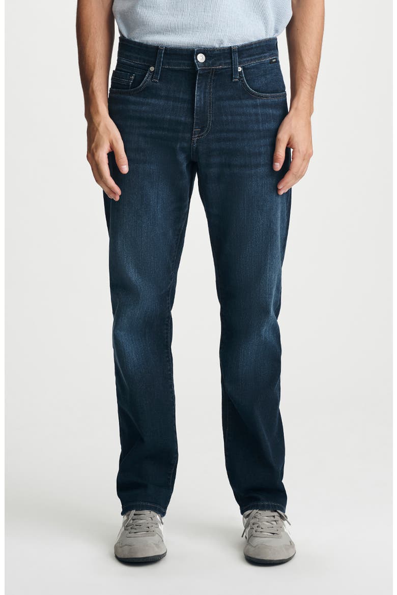 Matt Regular Rise Relaxed Straight Leg Jeans, Main, color, MIDNIGHT BRUSHED WIL