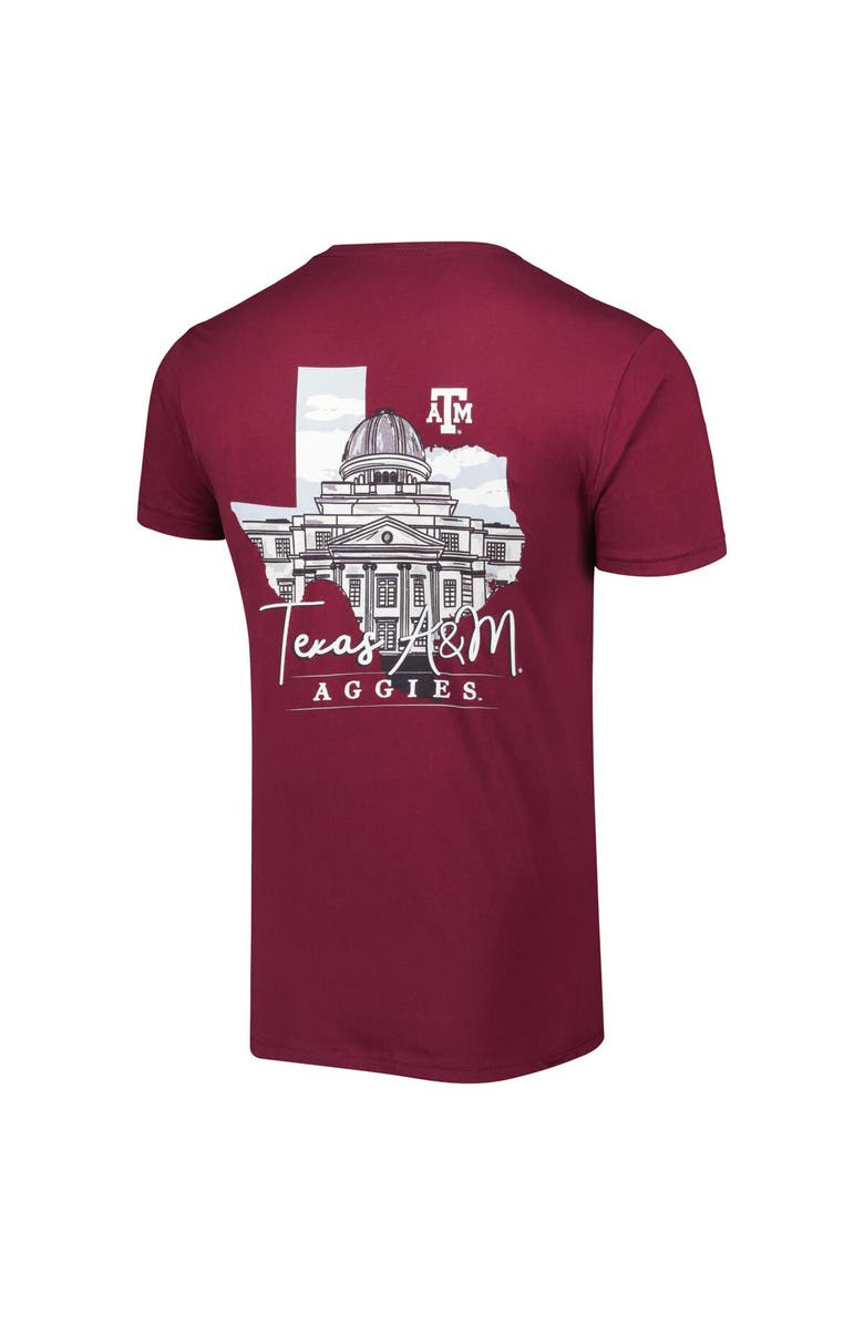 IMAGE ONE Men's Maroon Texas A&M Aggies Hyperlocal T-Shirt, Alternate, color, 