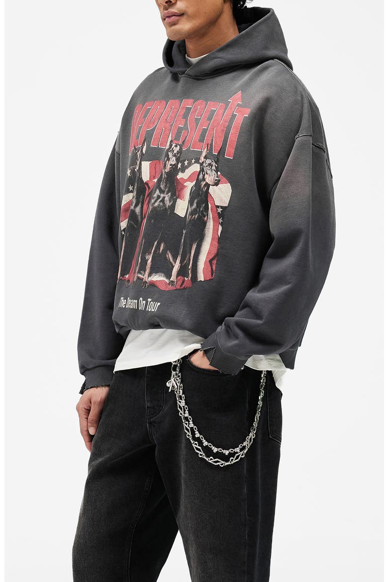 Dream On Tour Graphic Sweatshirt, Alternate, color, NERO